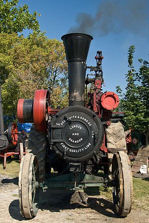 Traction engines at the Williams Grove, PA steam show