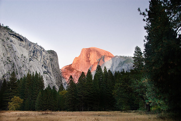 Magic Light on Half Dome
