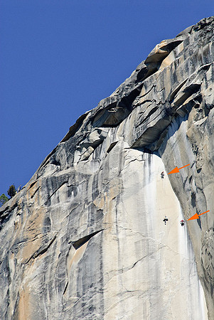 Climbers on El Capitan