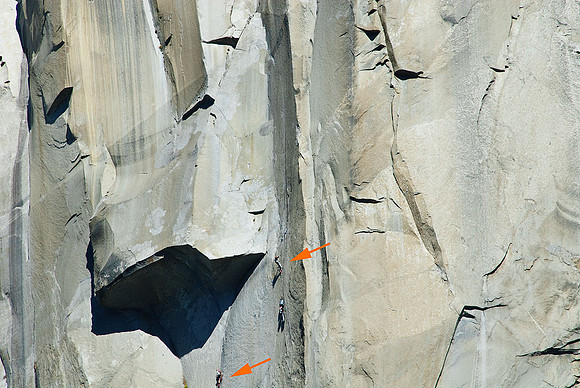 Climbers on El Capitan
