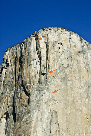 Climbers on El Capitan