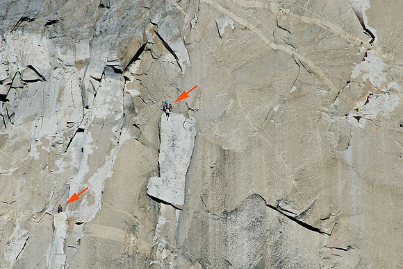 Climbers on El Capitan