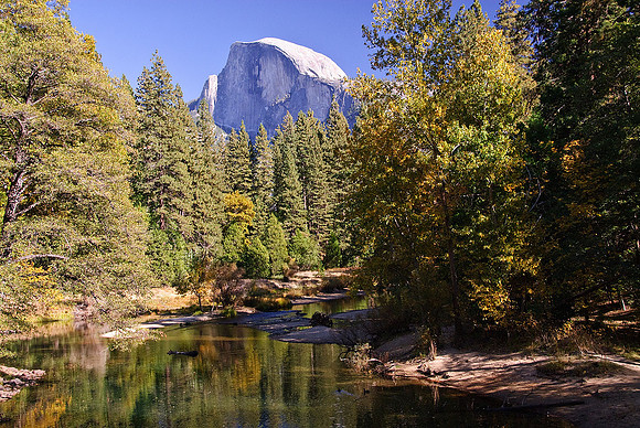 Half Dome and the Merced River