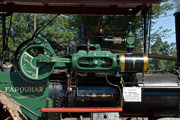 Traction engines at the Williams Grove, PA steam show