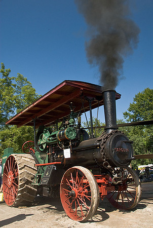 Traction engines at the Williams Grove, PA steam show