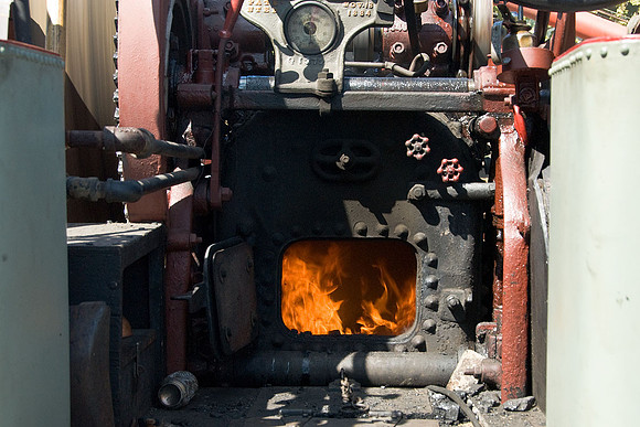 Traction engines at the Williams Grove, PA steam show