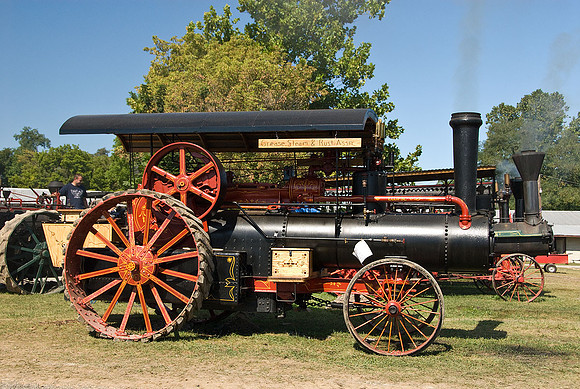 Traction engines at the Williams Grove, PA steam show
