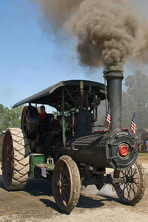 Traction engines at the Williams Grove, PA steam show