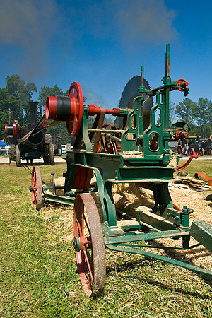 Traction engines at the Williams Grove, PA steam show